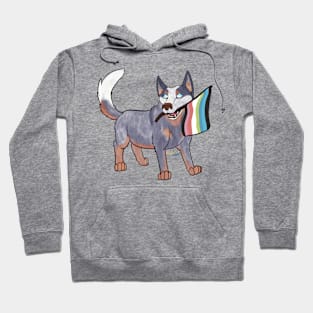 Pride Doggos: Queer Queensland Heeler Hoodie